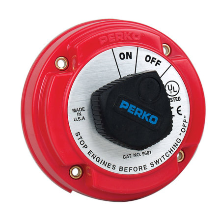 PERKO Medium Duty Battery Disconnect Switch Off - On 9601DP